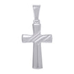 925 Sterling Silver Unisex Cross Religious Charm Pendant