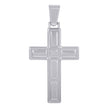 925 Sterling Silver Unisex Cross Religious Charm Pendant