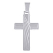 925 Sterling Silver Unisex Cross Religious Charm Pendant