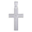 925 Sterling Silver Unisex Cross Religious Charm Pendant