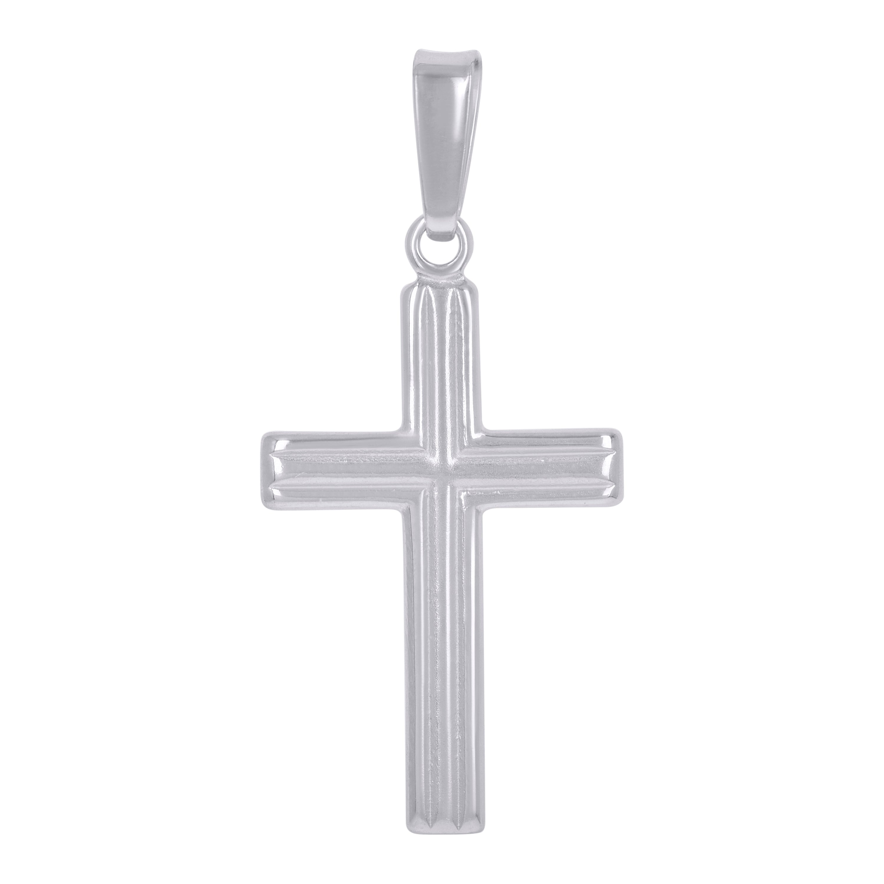 925 Sterling Silver Unisex Cross Religious Charm Pendant