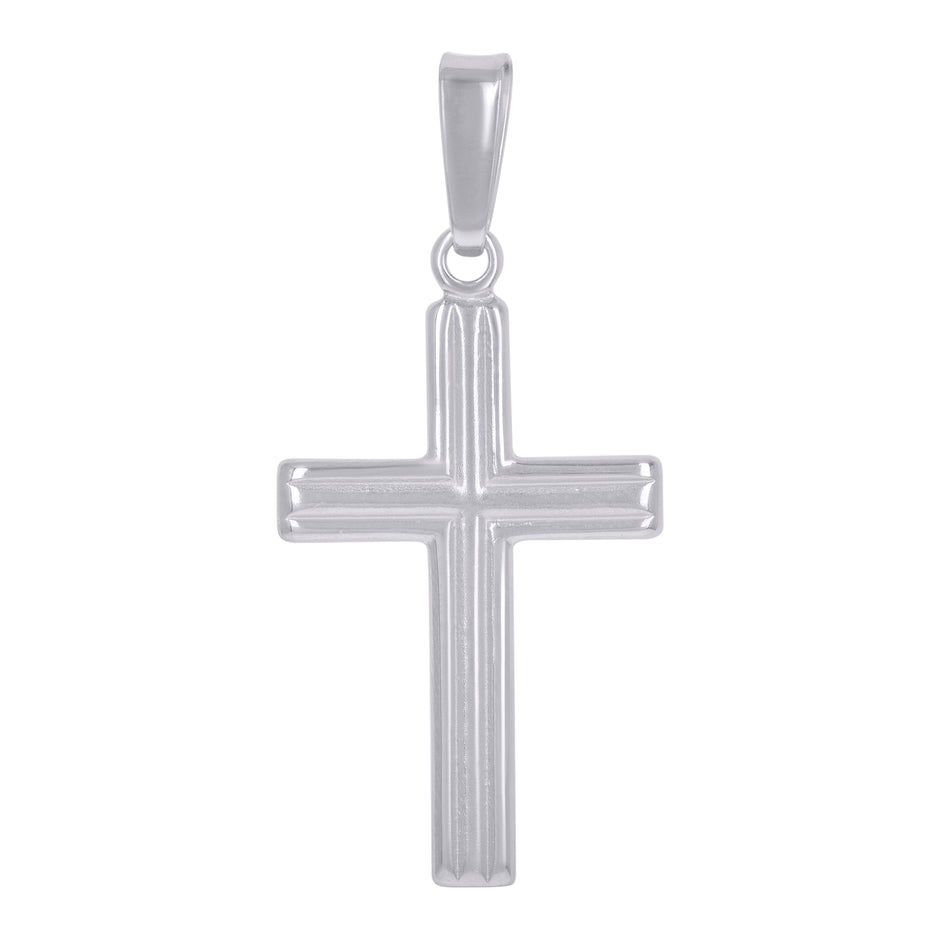 925 Sterling Silver Unisex Cross Religious Charm Pendant
