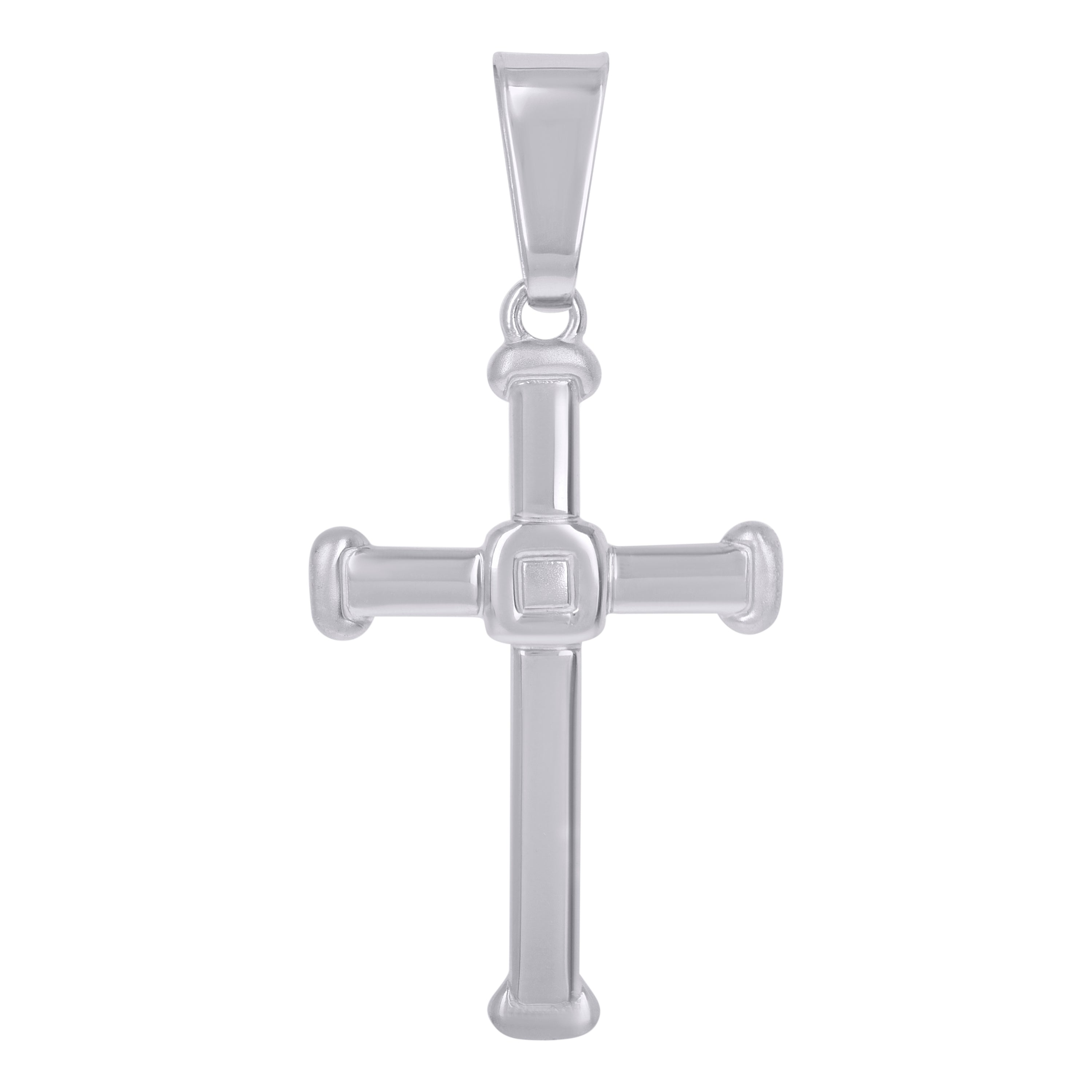 925 Sterling Silver Unisex Cross Religious Charm Pendant