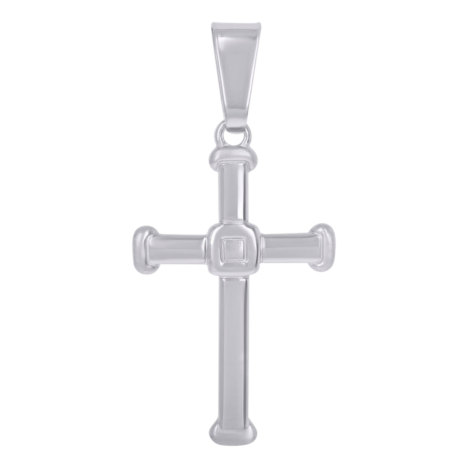 925 Sterling Silver Unisex Cross Religious Charm Pendant