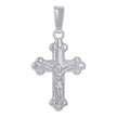 925 Sterling Silver Unisex Crucifix Cross Religious Charm Pendant