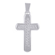 925 Sterling Silver Unisex Cross Religious Charm Pendant