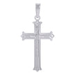 925 Sterling Silver Unisex Cross Religious Charm Pendant