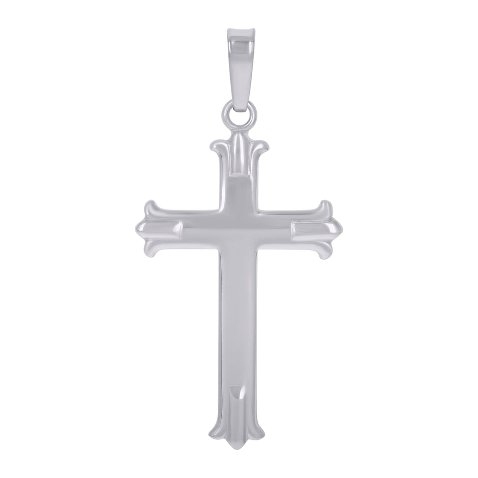 925 Sterling Silver Unisex Cross Religious Charm Pendant