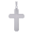 925 Sterling Silver Unisex Cross Religious Charm Pendant