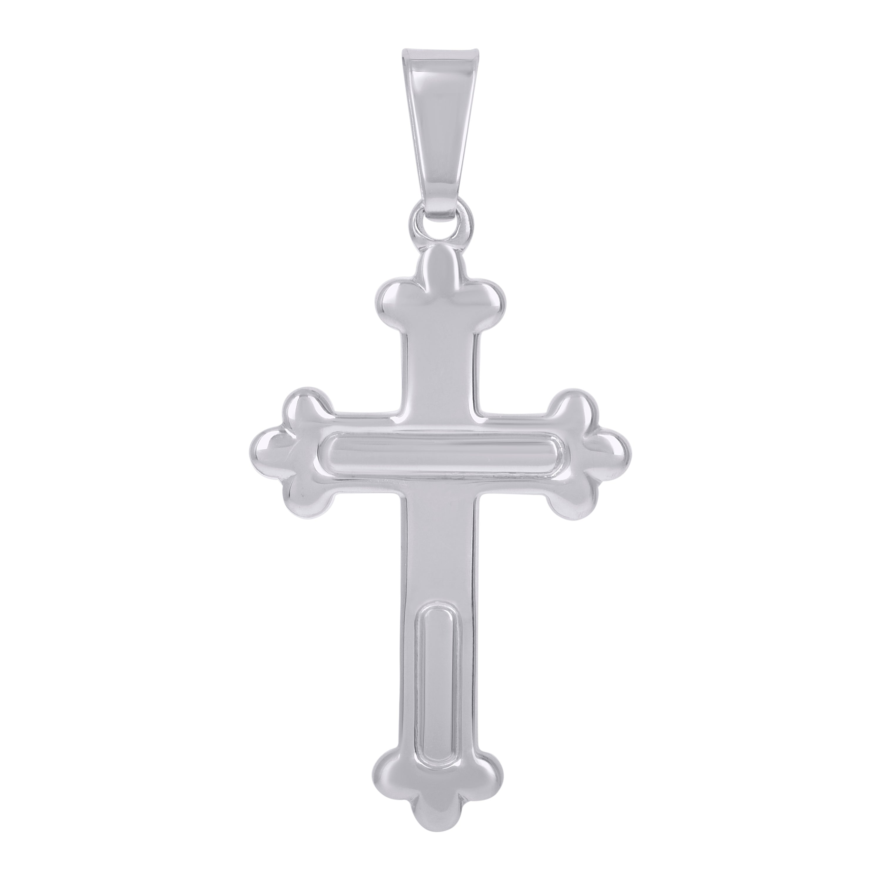 925 Sterling Silver Unisex Cross Religious Charm Pendant