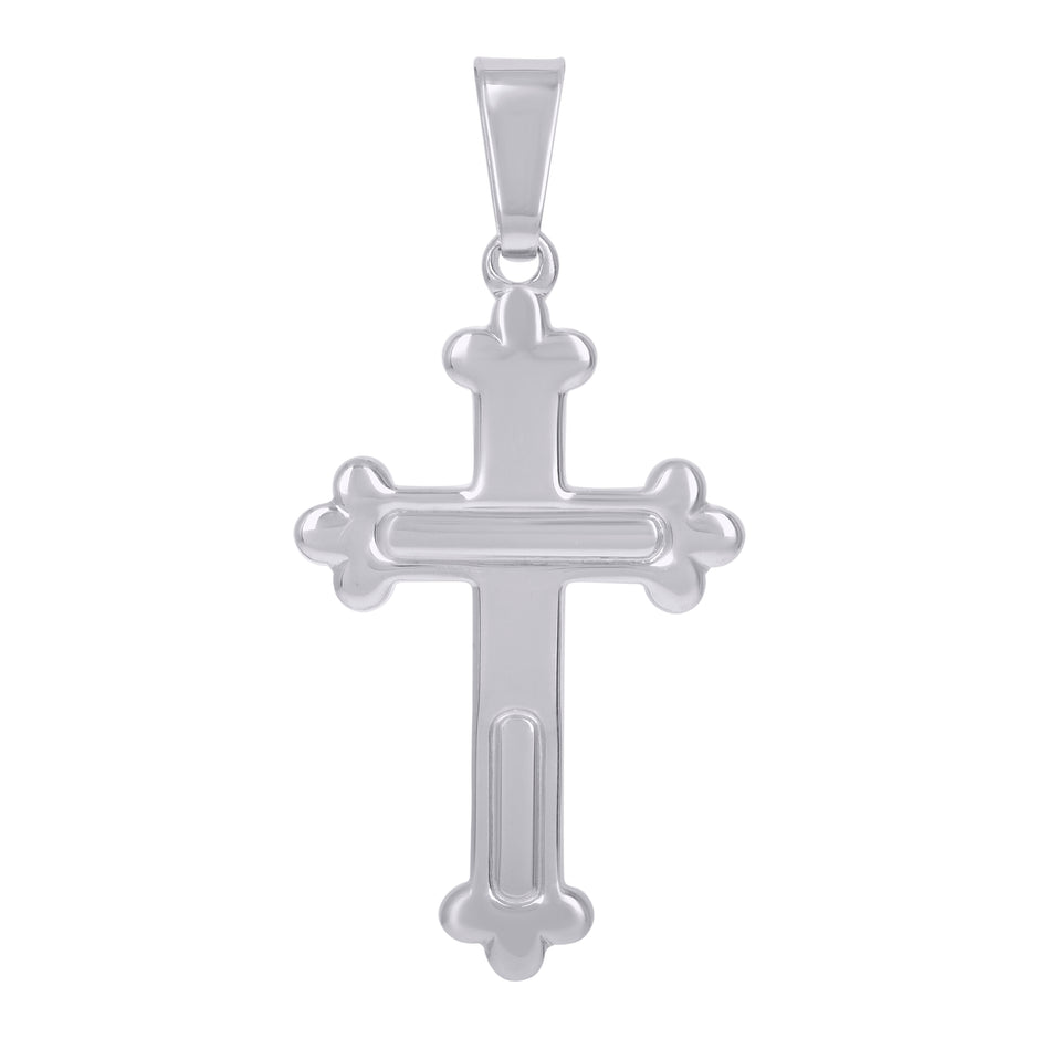 925 Sterling Silver Unisex Cross Religious Charm Pendant