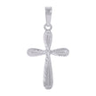 925 Sterling Silver Unisex Cross Religious Charm Pendant
