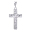 925 Sterling Silver Unisex Crucifix Cross Religious Charm Pendant