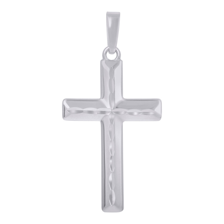 925 Sterling Silver Unisex Cross Religious Charm Pendant