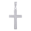 925 Sterling Silver Unisex Cross Religious Charm Pendant