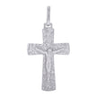 925 Sterling Silver Unisex Crucifix Cross Religious Charm Pendant