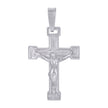 925 Sterling Silver Unisex Crucifix Cross Religious Charm Pendant