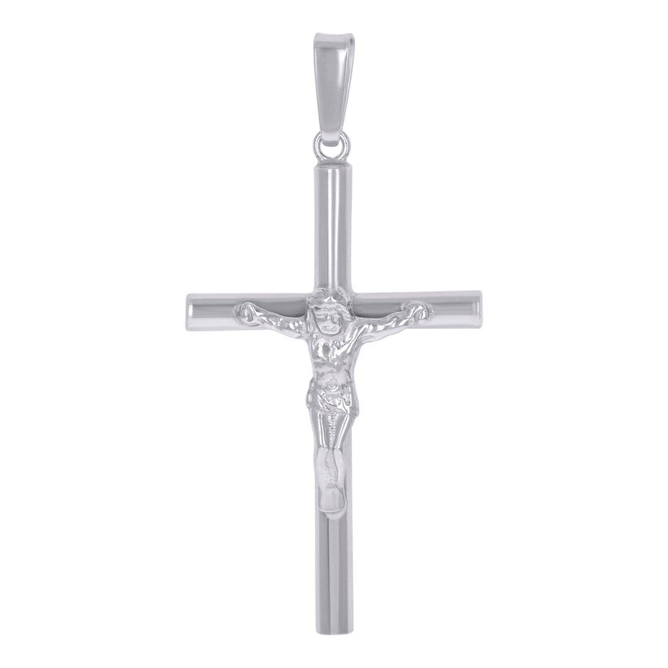 925 Sterling Silver Unisex Crucifix Cross Religious Charm Pendant
