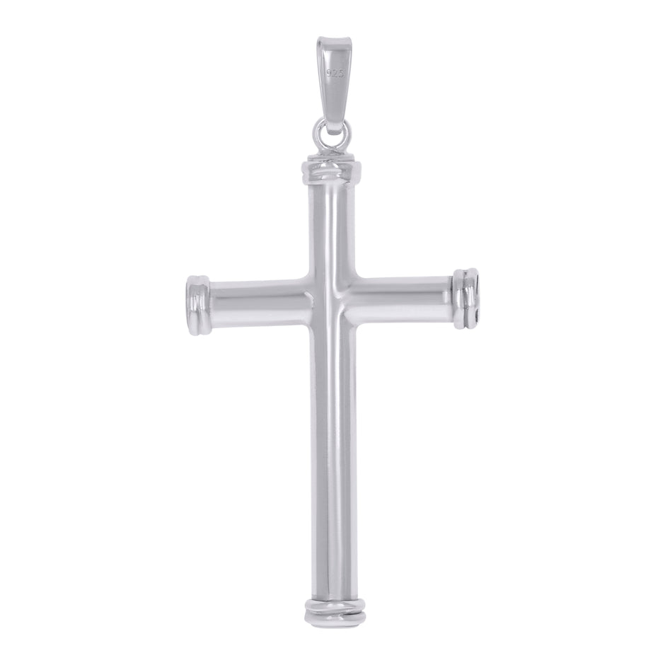925 Sterling Silver Unisex Cross Religious Charm Pendant