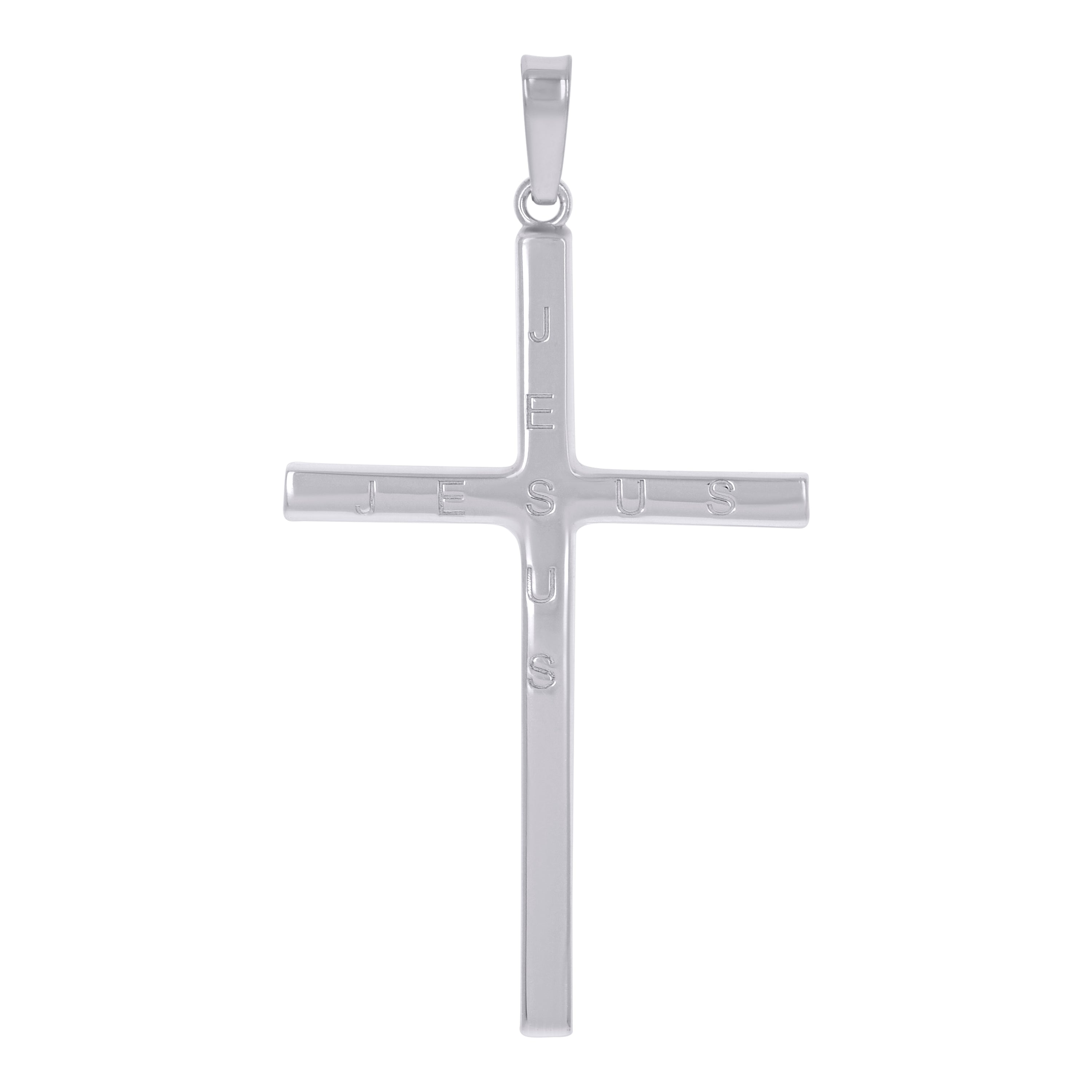 925 Sterling Silver Unisex Cross Religious Charm Pendant