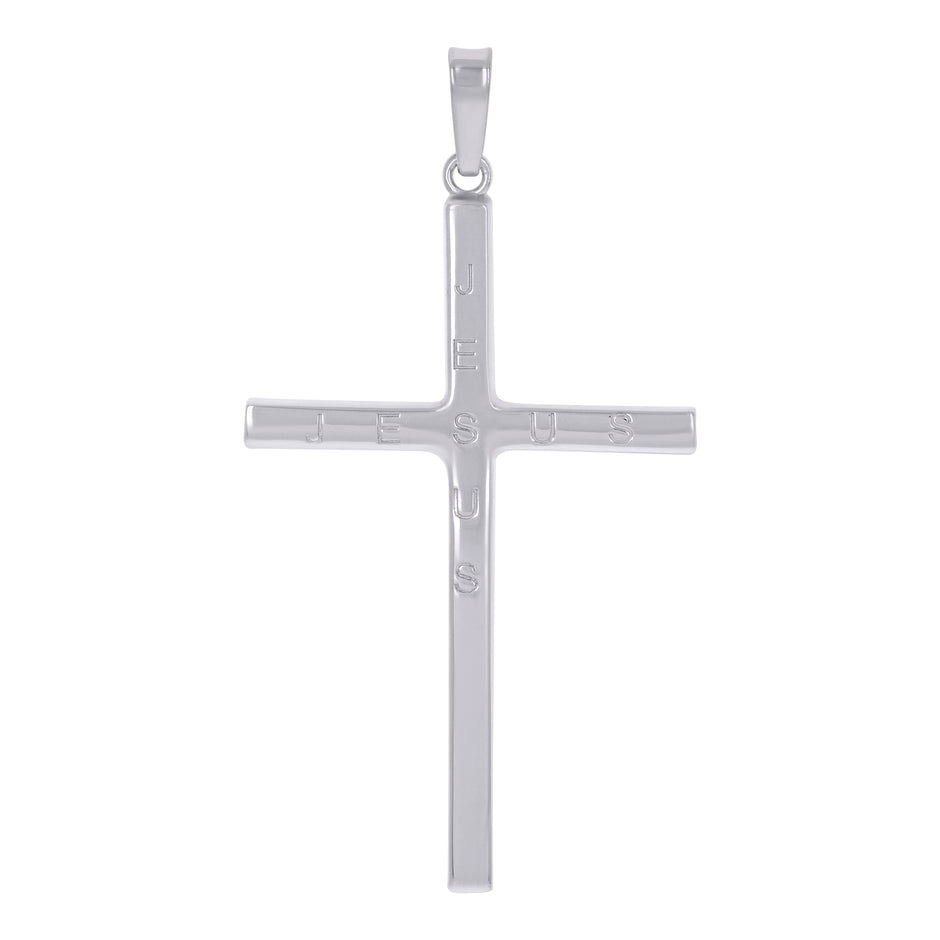 925 Sterling Silver Unisex Cross Religious Charm Pendant
