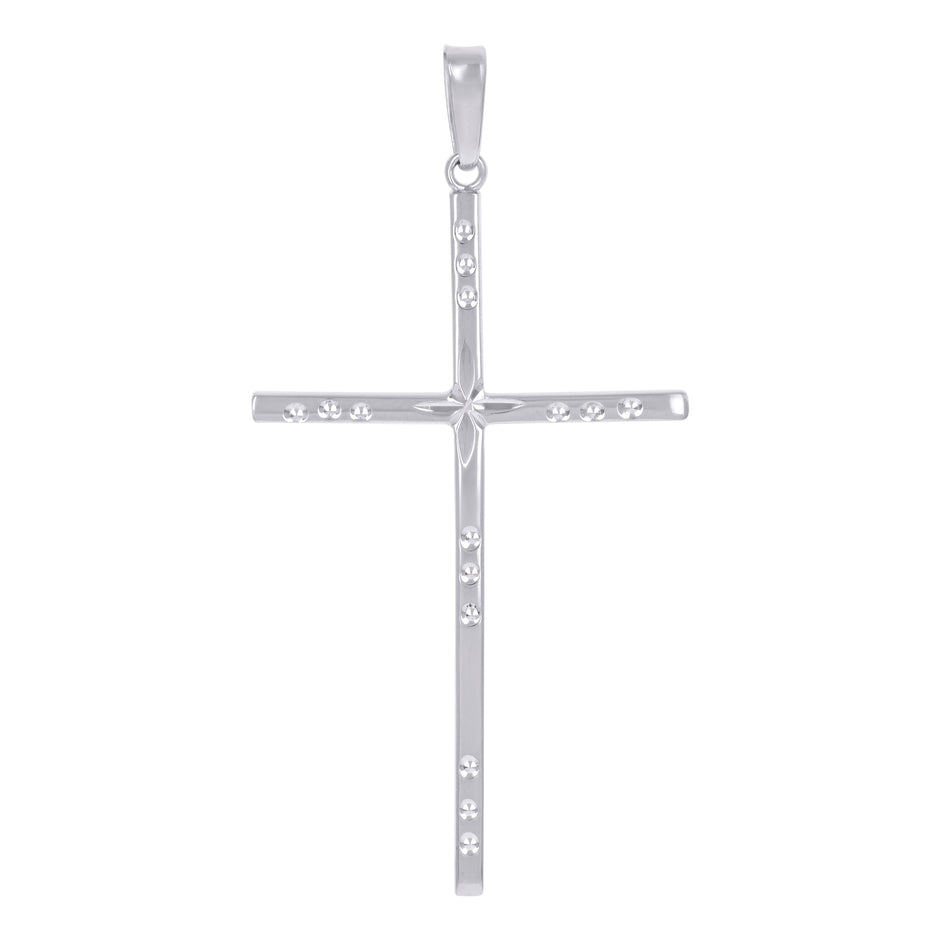 925 Sterling Silver Unisex Cross Religious Charm Pendant