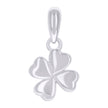 925 Sterling Silver Womens Clover Leaf Good Luck Charm Pendant