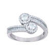 925 Sterling Silver Womens Baguette Round Cubic-Zirconia Fashion Ring Size 5