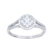 925 Sterling Silver Womens Cubic-Zirconia Fashion Ring Size 6 - SLV-112733