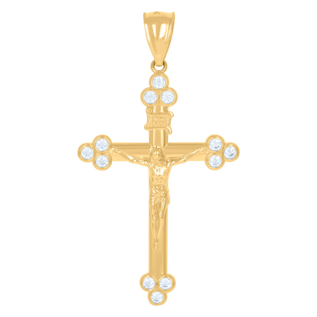 10Kt Gold Cz Pendant