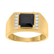 10Kt Gold Cz  Ring