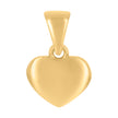 10kt Yellow Gold Womens Heart Charm Pendant