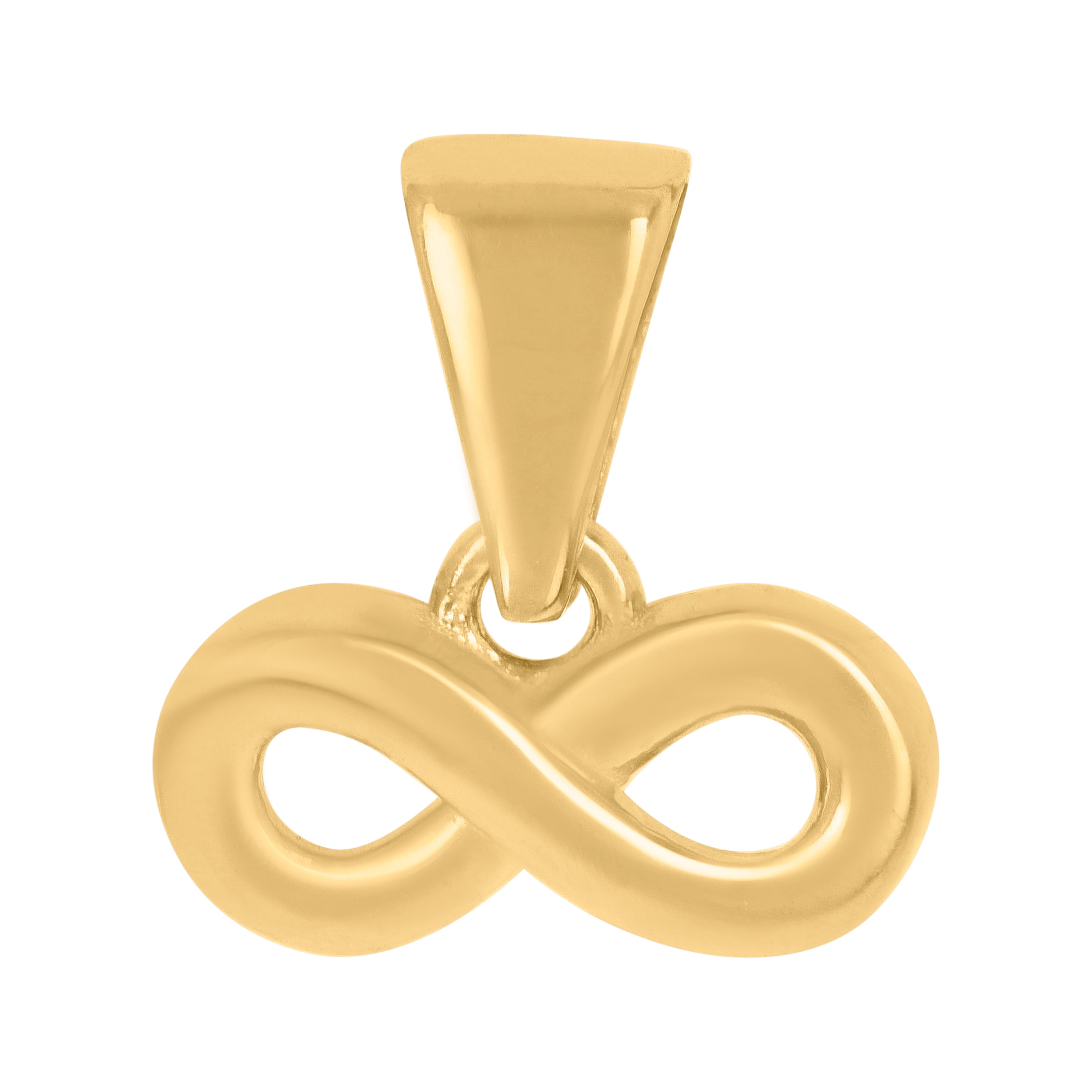 10kt Yellow Gold Womens Love Symbol Infinity Charm Pendant