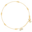 10kt Yellow Gold Womens Cubic-Zirconia Love Symbol Infinity Beaded Charm 8