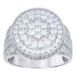925 Sterling Silver Mens Cubic-Zirconia Fashion Ring Size 8 - SLV-115625