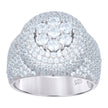 925 Sterling Silver Mens Cubic-Zirconia Fashion Ring Size 12 - SLV-115644