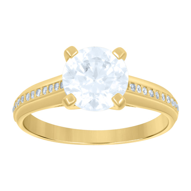 14Kt Gold Cz Ring