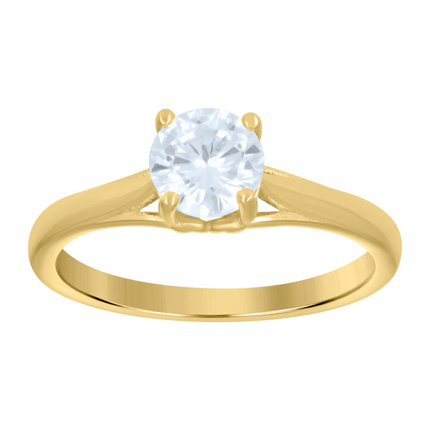 14Kt Gold Cz Ring