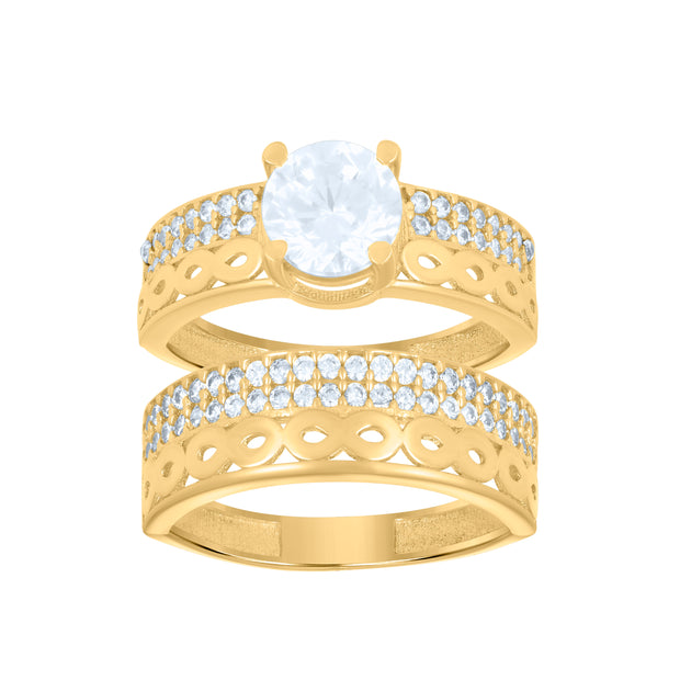 10Kt Gold Turkish Duo Ring