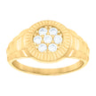 10kt Yellow Gold Baby Cubic-Zirconia Fashion Ring