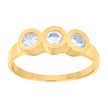 10kt Yellow Gold Baby Cubic-Zirconia Fashion Ring