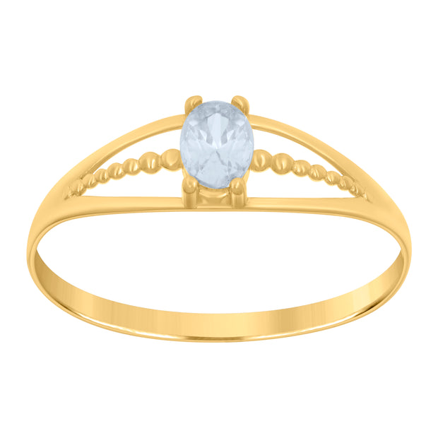14Kt Gold Baby Ring