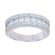 925 Sterling Silver Womens Cubic-Zirconia Fashion Ring Size 10 - SLV-118921