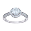 925 Sterling Silver Womens Cubic-Zirconia Fashion Ring Size 9 - SLV-118945