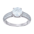 925 Sterling Silver Womens Cubic-Zirconia Fashion Ring Size 9 - SLV-118957