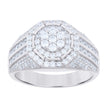 925 Sterling Silver Mens Cubic-Zirconia Fashion Ring Size 10 - SLV-119252