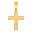 925 Sterling Silver Yellow-tone Mens Cross Religious Charm Pendant