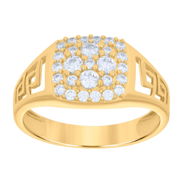 10Kt Gold Cz Ring