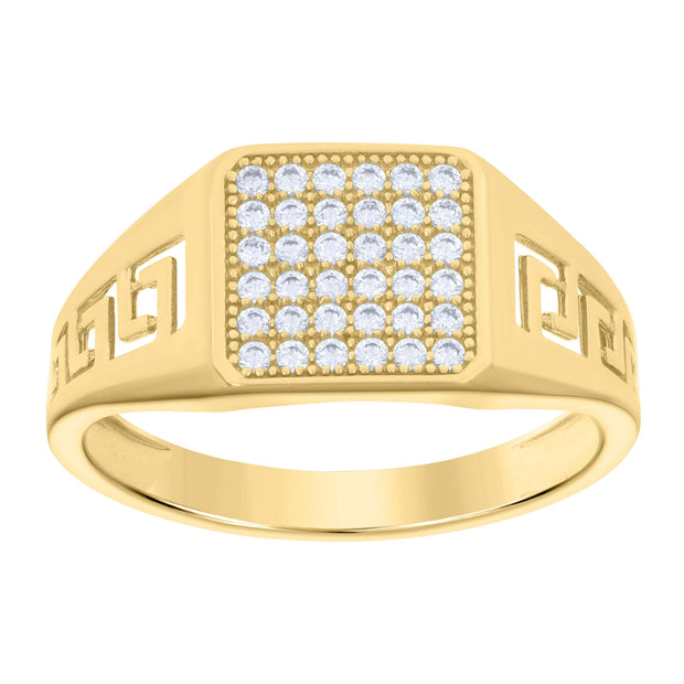10Kt Gold Cz Ring