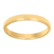 14kt Yellow Gold Unisex Flat Center Beveled Edge Wedding Band Ring 3mm Size 13 - SLV-120428